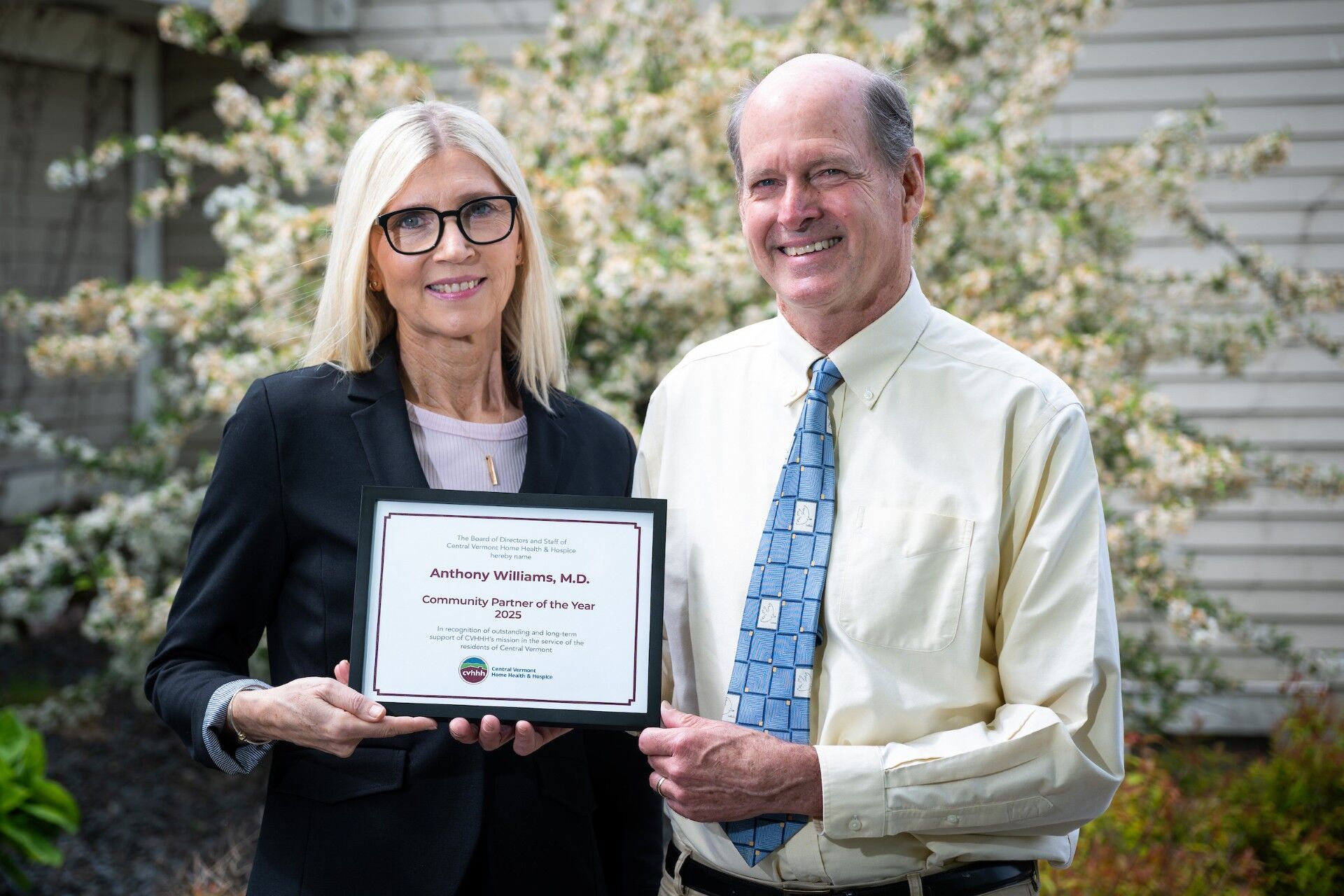 CVHHH Names Anthony Williams, M.D., 2025 Community Partner of the Year