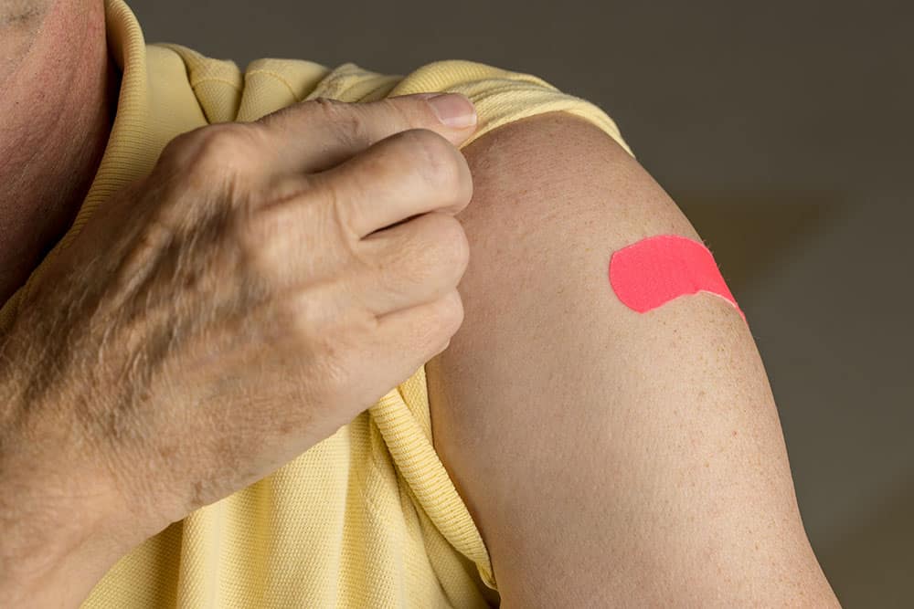 Someone just got their flu shot