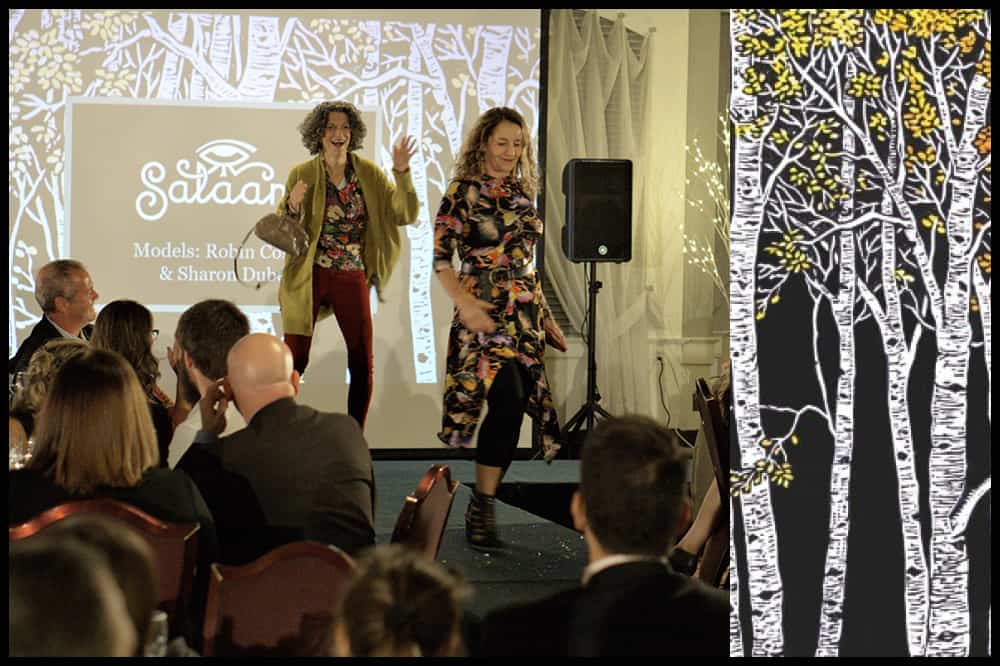 Models at the Seasons of Life Fashion Show fundraiser.
