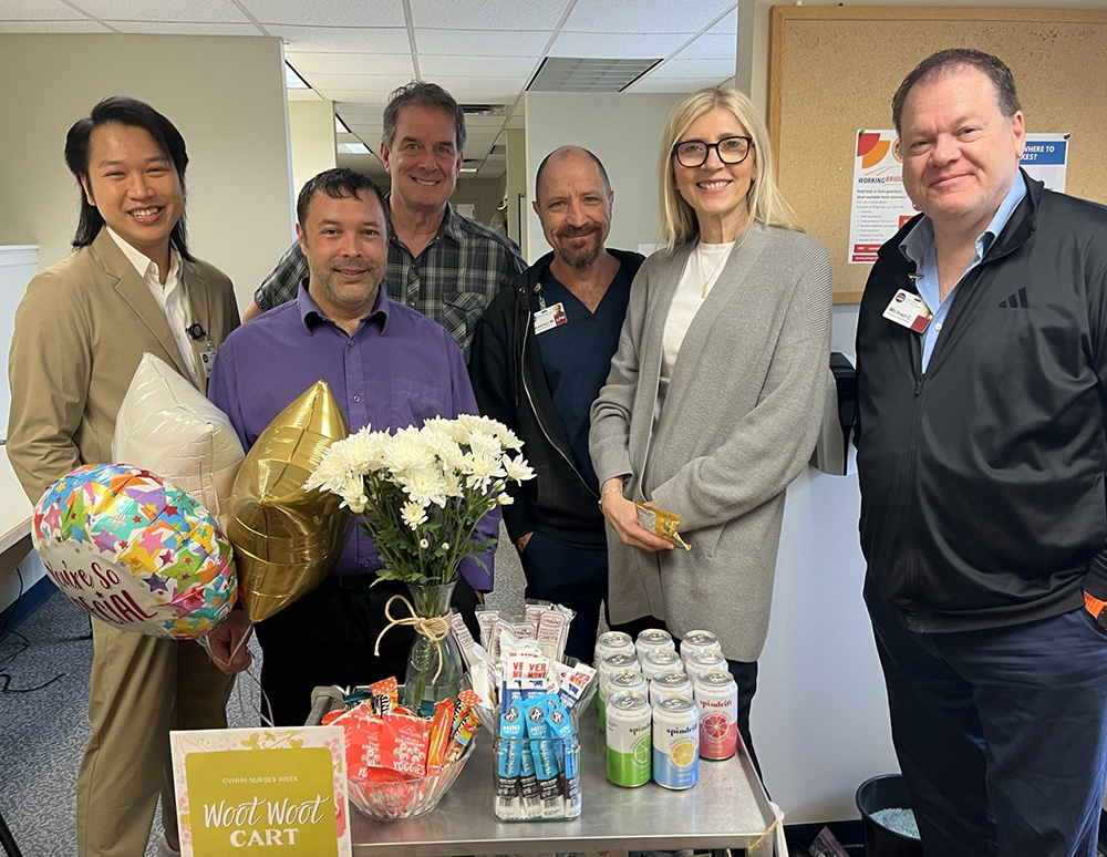 A photo of part of the CVHHH team